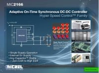 Micrel Expands Hyper Speed Control Family Of Synchronous DC-DC Controllers