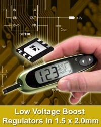 New Semtech Boost Converter Platform Offers Small Low-Vin Devices