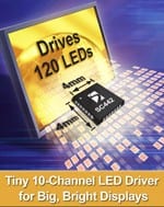 Semtech Expands LED Driver Platform with First 10-Channel Device in 4 x 4 x 0.6mm Package