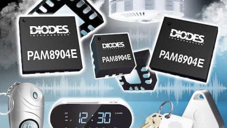 Enhanced Sounder Driver from Diodes Incorporated Enables Audio UI in Smaller Smart Sensors and Wearables