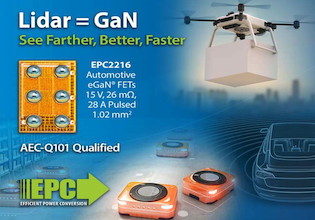 Automotive Qualified 15V Gallium Nitride Transistor