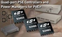 Silicon Labs Power Management ICs Reduce Power for Power over Ethernet Equipment