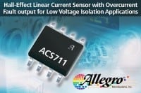 Allegro Micro Announces New Hall-Effect Linear Current Sensor IC
