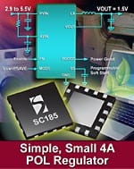 Semtech Expands Platform of POL Regulators with 4A Device