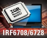 IR Introduces DirectFET MOSFET Chipset for DC-DC Applications