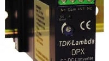 TDK-Lambda DIN-Rail Mount 40-60W DC-DC Converters Operate with 12, 24 and 48V Inputs