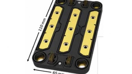 A High Current Low Inductance Wide Bandgap Power Module for High Performance Motor Drive Applications