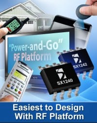 Semtech Power-and-Go RF Platform for Remote Control & Remote Keyless Entry Applications