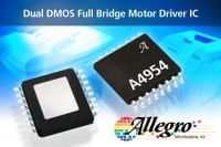 Allegro MicroSystems Announces New Dual DMOS Full Bridge Motor Driver IC