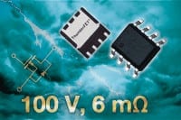 Vishay Offers New 100V N-Channel TrenchFET Power MOSFETs Featuring New ThunderFET Technology