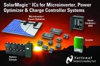 National Semiconductor Introduces New SolarMagic ICs for Microinverter, Power Optimizer and Charge Controller Systems