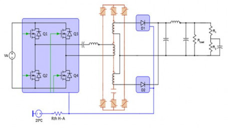 LLC Resonant Converter Simulation Using PLECS