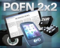 IR Extends Packaging Portfolio with Ultra-Compact PQFN2x2 Power MOSFET for Low Power Applications