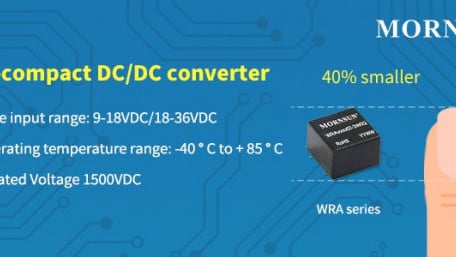 MORNSUN Introduces 13W Ultra-compact Dual-output DC-DC Converter