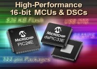 Microchip Launches New MIPS Enhanced Core Digital Signal Controllers and Microcontrollers