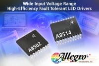 Allegro MicroSystems Announces New Automotive Infotainment LED Driver ICs