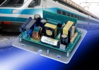 Martek Single Output Power Supply For Railway Applications Provides Up To 100W