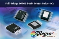 Allegro Microsystems Introduces New Full-Bridge DMOS PWM Motor Driver ICs