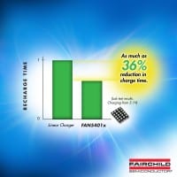 Fairchild Li-Ion Battery Switching Charger Provides Designers Fast Charge Times, Full 500mA USB-OTG Support