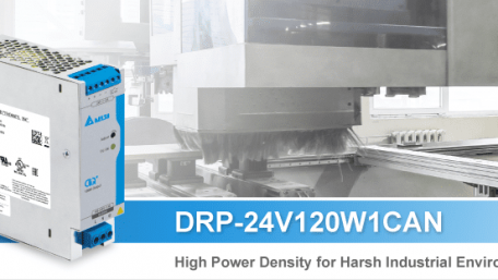 24V DIN Rail AC- or DC-Input Power Supply and Battery Charger