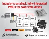 TI Introduces Small Power Management ICs for Solid State Drives