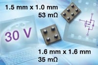 Vishay Siliconix MICRO FOOT MOSFETs Boast Smallest Size, Lowest On-Resistance