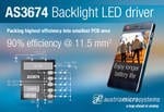 austriamicrosystems Announces New Smartphone LCD Backlight LED Drivers