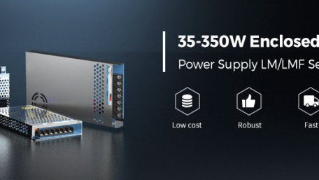 MORNSUN Introduces 35-350W Enclosed Power Supplies