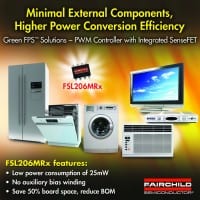 Fairchild Introduces FPS Green Mode Power Switch Device with Integrated Protection Circuitry