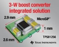 TI Introduces Ultra-Small Boost Power Module for Smartphones and Tablets