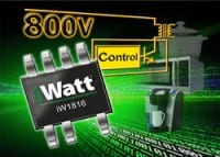 iWatt Announces AccuSwitch 800V Primary-Side Switcher for AC-DC Power Control
