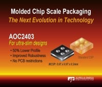 Alpha and Omega Semiconductor Introduces First Molded Chip Scale Package