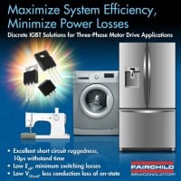 Fairchild Semiconductor Improves Motor Drive Efficiency and Reliability with Latest Short Circuit Rated IGBTs