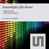 New Smartlight Driver from ams Integrates Control of Three Separate Banks of “Smart” Indicator LEDs