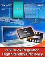Semtech Corporation’s 30V Micropower Buck Regulator Platform Improves Battery Life and Reduces Standby Power in Consumer Applications