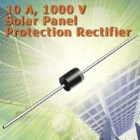 Vishay Intertechnology Releases New 10A, 1000V Solar Panel Protection Rectifier in P600 Axial Package