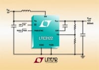 2.5A, 15V Synchronous Boost Regulator Offers 95% Efficiency, 3MHz Switching in 3mm x 4mm DFN