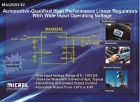 Micrel Intros Two Wide-Input Automotive-Qualified, High-Performance Linear Regulators
