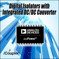 Analog Devices Introduces Industry’s Smallest Isolated DC-to-DC Converters