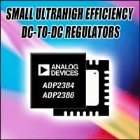 Analog Devices Introduces the Most Efficient Switching Regulators in Their Class