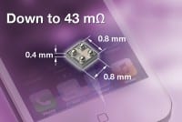 Vishay Siliconix FETs Offer RDS(on) of 43m&Omega; at 4.5V in Chipscale MICROFOOT Package