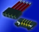 Ultra-Low-Profile, Flexible Battery-Connector with Cable Connection