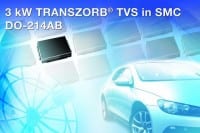 Vishay Intertechnology Launches New Series of Surface-Mount TRANSZORB Bidirectional TVS