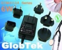 Wall-Plug Power Supplies Feature IP52 Level V Efficiency