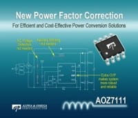 Alpha and Omega Adds PFC Controller Product Line