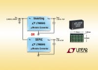 Inverting, Boost or Buck-Boost, 700mA &micro;Module Converter needs Four Small Passive Components