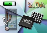 Toshiba Launches 2.0A USB-Ready Li-Ion Charger IC that Fast Charges Portable Devices