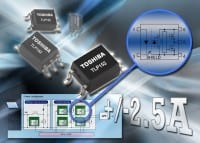 IGBT/MOSFET Gate Drive Coupler from Toshiba Saves Power and Reduces Mounting Area by 50%