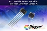 Allegro Announces Monolithic Dual-Channel Hall-Effect Direction Detection Sensor