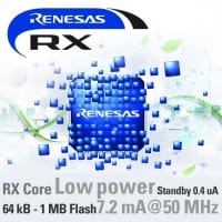 Renesas Unveils Low-Power Microcontroller Group with up to 1MB of On-Chip Flash